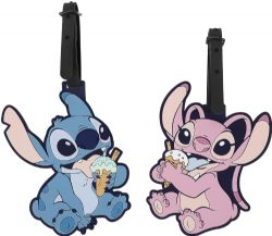 LILO & STITCH -  STITCH AND ANGEL ICE CREAM LUGGAGE TAGS