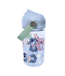 LILO & STITCH -  STITCH PLASTIC WATER BOTTLE WITH SPOUT AND HANDLE 480ML