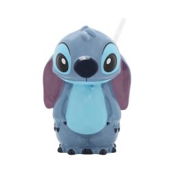 LILO & STITCH -  STITCH STANDING, WITH STRAW (17 OZ) -  3D SCULPTED CERAMIC MUG