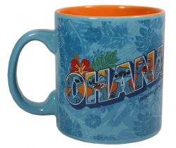 LILO & STITCH -  STITCH TROPICAL OHANA JUMBO MUG  - OHANA 20OZ