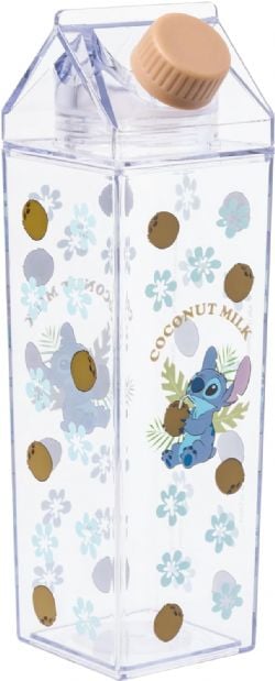 LILO & STITCH -  “COCONUT MILK” PLASTIC MILK CARTON BOTTLE (16 OZ)