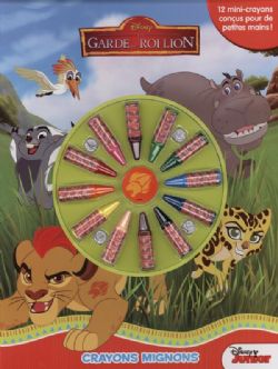 LION KING -  CRAYONS MIGNONS - CAHIER À COLORIER AVEC CRAYONS -  GARDE DU ROI LION
