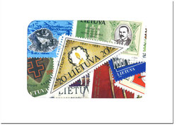 LITHUANIA -  100 ASSORTED STAMPS - LITHUANIA