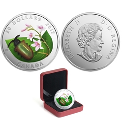LITTLE CREATURES -  DOGBANE BEETLE -  2017 CANADIAN COINS 02