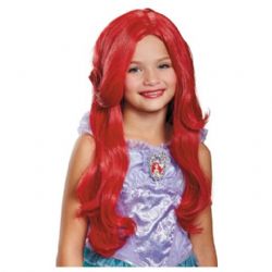 LITTLE MERMAID, THE -  ARIEL DELUXE WIG - RED (CHILD) -  DISNEY'S PRINCESSES