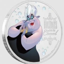 LITTLE MERMAID, THE -  DISNEY VILLAINS: URSULA -  2019 NEW ZEALAND COINS 04