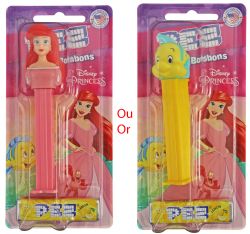 LITTLE MERMAID, THE -  PEZ CANDY DISPENSER (1) & CANDY REFILLS (2) - THE LITTLE MERMAID -  PEZ