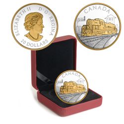 LOCOMOTIVES ACROSS CANADA -  RS 20 -  2017 CANADIAN COINS 02