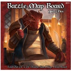 LOKE BATTLE MATS -  BATTLE MAP BOARD - GRID AND HEX -  BATTLE MAPS