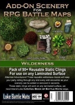 LOKE BATTLE MATS -  WILDERNESS -  ADD-ON SCENERY FOR BATTLE MAPS