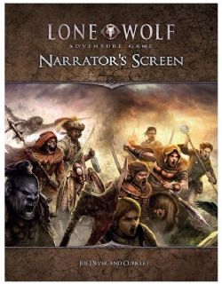 LONE WOLF ADVENTURE GAME -  NARRATOR'S SCREEN (ENGLISH) -  GM SCREEN