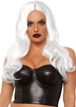 LONG WAVY WIG - WHITE (ADULT)