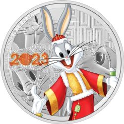 LOONEY TUNES -  YEAR OF THE RABBIT - BUGS BUNNY -  2023 NEW ZEALAND MINT COINS