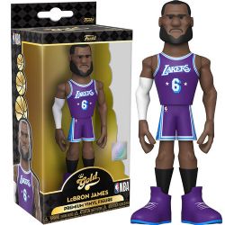 LOS ANGELES LAKERS -  GOLD VINYL FIGURE OF LEBRON JAMES (5 INCH)