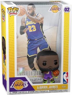 LOS ANGELES LAKERS -  POP! VINYL FIGURE OF THE TRADING CARD OF LEBRON JAMES (4 INCH) -  PRIZM 03