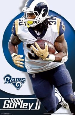 LOS ANGELES RAMS -  TODD GURLEY POSTER (22