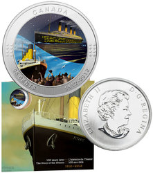 LOST SHIPS IN CANADIAN WATERS -  RMS TITANIC -  2012 CANADIAN COINS