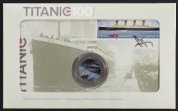 LOST SHIPS IN CANADIAN WATERS -  TITANIC - PHILATELIC NUMISMATIC COVER -  2012 CANADIAN COINS