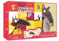 LOUP -  COFFRET PELUCHE : MES ÉTONNANTES HISTOIRES LOUP (FRENCH V.)