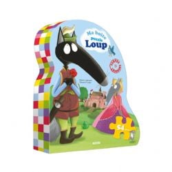 LOUP -  MA BOÎTE PUZZLE LOUP (54 PIECES) -  CONTES ET LÉGENDES