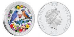 LOVE IS PRECIOUS -  BLUEBIRDS -  2019 NEW ZEALAND MINT COINS 06