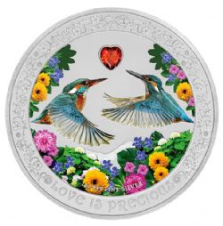 LOVE IS PRECIOUS -  KINGFISHERS -  2018 NEW ZEALAND COINS 05