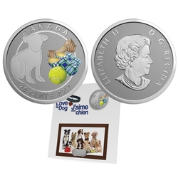 LOVE MY DOG -  2017 CANADIAN COINS