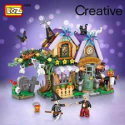 LOZ BLOCK -  HALLOWEEN COTTAGE -  CREATIVE