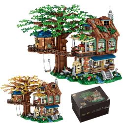LOZ BLOCK -  TREE HOUSE AND CABINET (4761 PIECES) -  LOZ IDEAS