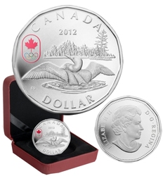 LUCKY LOONIE -  LONDON 2012 OLYMPIC GAMES LUCKY LOONIE COIN -  2012 CANADIAN COINS 05