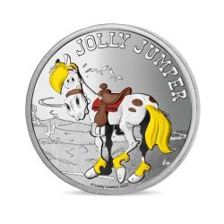 LUCKY LUKE -  75TH ANNIVERSARY OF LUCKY LUKE: JOLLY JUMPER -  2021 FRANCE COINS 01