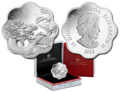 LUNAR LOTUS -  YEAR OF THE DRAGON -  2012 CANADIAN COINS 03