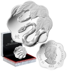 LUNAR LOTUS -  YEAR OF THE SNAKE -  2013 CANADIAN COINS 04