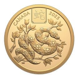 LUNAR YEAR (IN GOLD) -  YEAR OF THE SNAKE -  2025 CANADIAN COINS 04