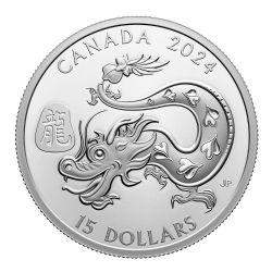 LUNAR YEAR -  YEAR OF THE DRAGON -  2024 CANADIAN COINS 03