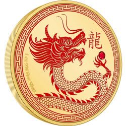 LUNAR YEAR -  YEAR OF THE DRAGON -  2024 NEW ZEALAND COINS 06