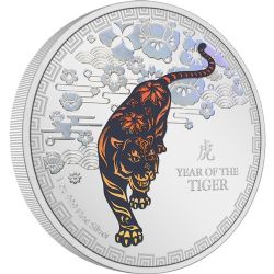 LUNAR YEAR -  YEAR OF THE TIGER -  2022 NEW ZEALAND COINS 04