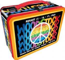 LUNCH BOX -  METAL - WOODSTOCK