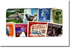 LUXEMBOURG -  100 ASSORTED STAMPS - LUXEMBOURG