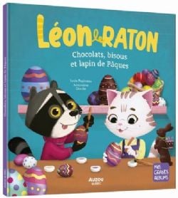 LÉON LE RATON -  CHOCOLATS, BISOUS ET LAPIN DE PÂQUES (FRENCH V.)