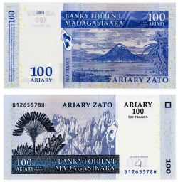 MADAGASCAR -  100 ARIARY 2004 (UNC) 86