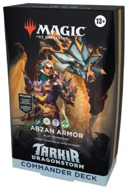 MAGIC THE GATHERING -  ABZAN ARMOR - COMMANDER DECK (ENGLISH) -  TARKIR : DRAGONSTORM