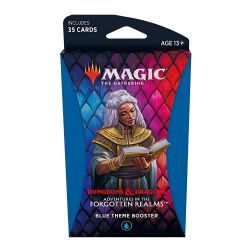 MAGIC THE GATHERING -  BLUE THEME BOOSTER (ENGLISH) -  ADVENTURES IN THE FORGOTTEN REALMS