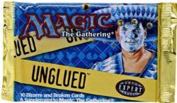 MAGIC THE GATHERING -  BOOSTER PACK (ENGLISH) -  UNGLUED