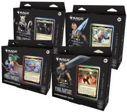 MAGIC THE GATHERING -  BUNDLE OF 4 COMMANDER DECK (ENGLISH) -  FINAL FANTASY