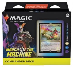 MAGIC THE GATHERING -  CAVALRY CHARGE - COMMANDER DECK (ENGLISH) -  MARCH OF THE MACHINE