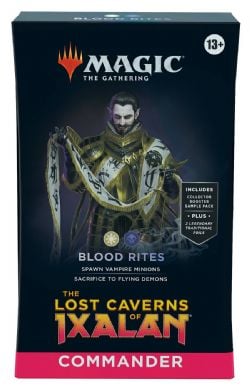 MAGIC THE GATHERING -  COMMANDER DECK - BLOOD RITES (ENGLISH) -  THE LOST CAVERNS OF IXALAN