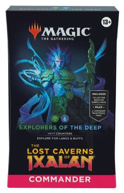 MAGIC THE GATHERING -  COMMANDER DECK - EXPLORERS OF THE DEEP (ENGLISH) -  THE LOST CAVERNS OF IXALAN