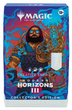 MAGIC THE GATHERING -  CREATIVE ENERGY - COLLECTOR COMMANDER DECK (ENGLISH) -  MODERN HORIZONS III