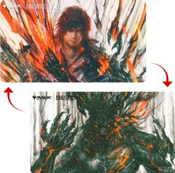 MAGIC THE GATHERING -  DOUBLE-SIDED PLAYMAT - CLIVE / IFRIT (24